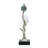 Bhoyar Candle Holder with Marble Base & Silver Tree Branch.-122623275