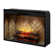Dimplex Revillusion Electric Firebox Herringbone Brick Interior with Front Glass Panel