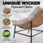 Set of 3 Ouseman lounge chairs with cushions