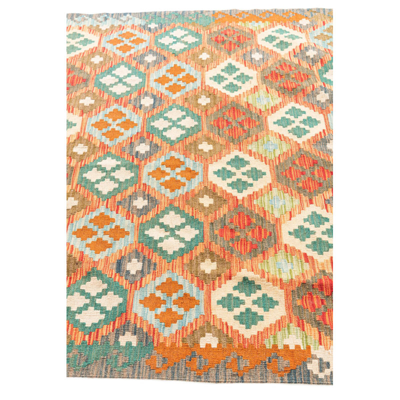 Tapis rouge rouille Odonnell