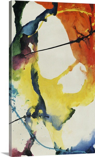 Celestial I by Govind - Painting Print, 18" H x 12" W x 1.25" D, Canvas