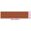 Écran de balcon en PEHD vidaXL 47,2 x 196,9 po anthracite et blanc-113665811-113665813