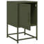 Aujah 36cm W Steel Bedside Table-536426987