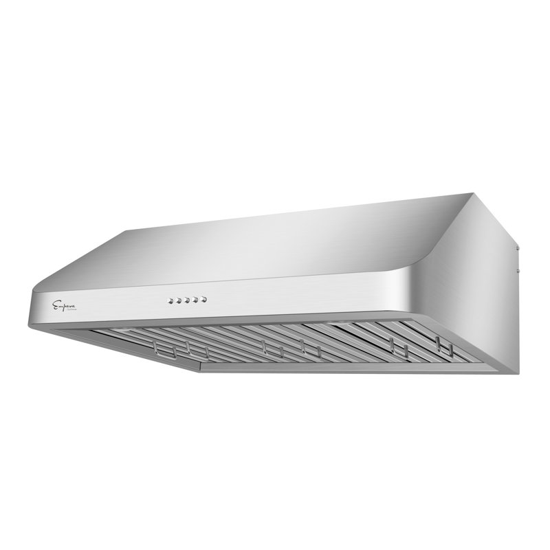 Hotte sous l'armoire 500 CFM en argent, L 30 po