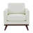 Khadeshia Mid-Century Modern Leather Accent Chair – Solid Birch Wood Frame Armchair with High-Density Foam & Pocket Springs, 300 lb Capacity Arm Chair for Living Room, Bedroom, Executive Office-625994062
