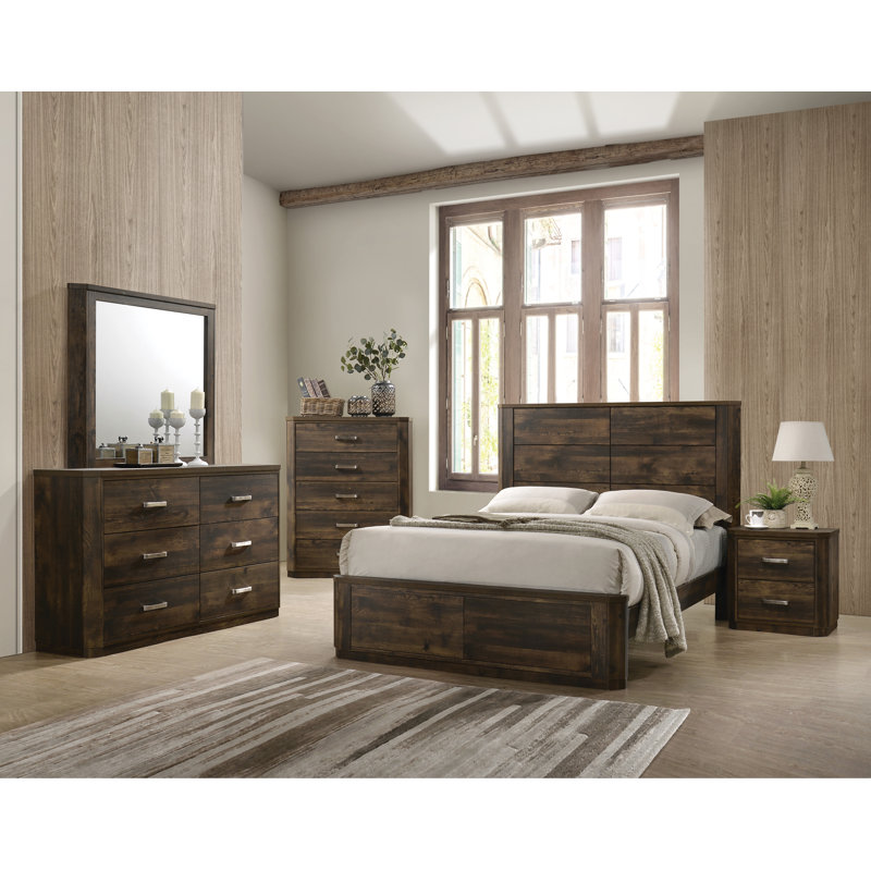 Ensemble de chambre à coucher configurable standard Bossett