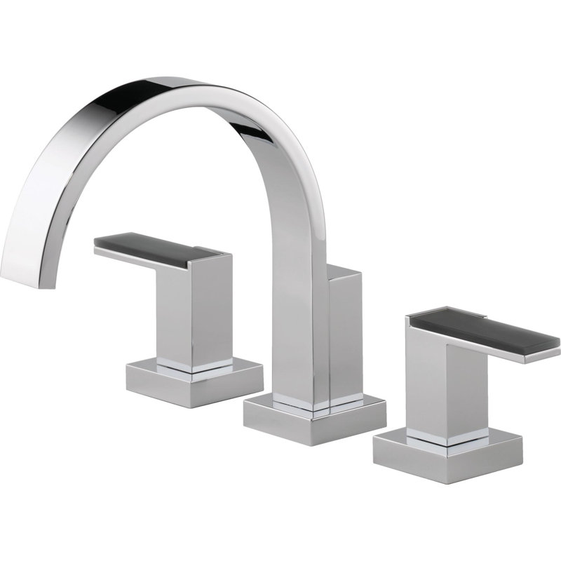 Siderna® Roman Tub Trim, Chrome, Lever Handle with Solar Gray Glass