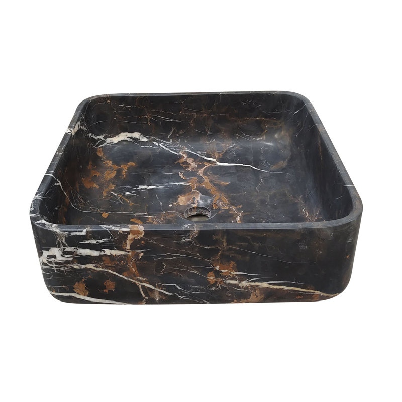 Barclay Maxton 15.75'' Marble Square Bathroom Sink