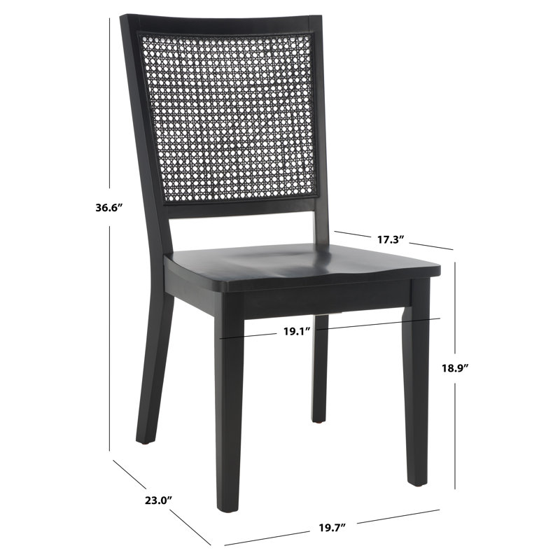 Chaise d'appoint Karlie, Noir, noir, noir, noir