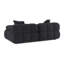 Chesnie Black Vegan Shearling Modular Loveseat