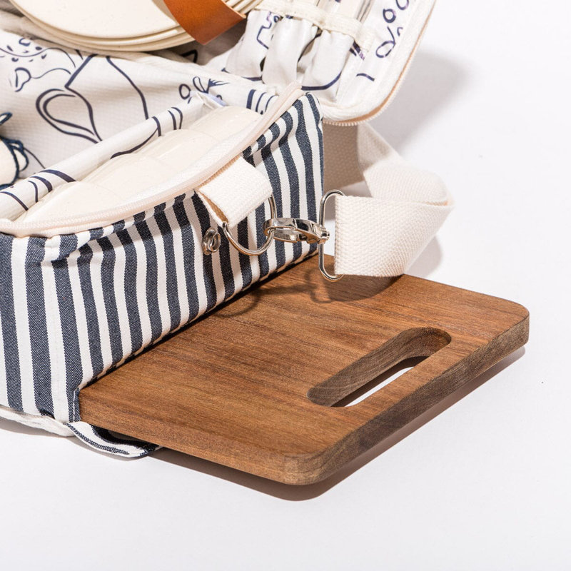 Picnic Set, Navy/White
