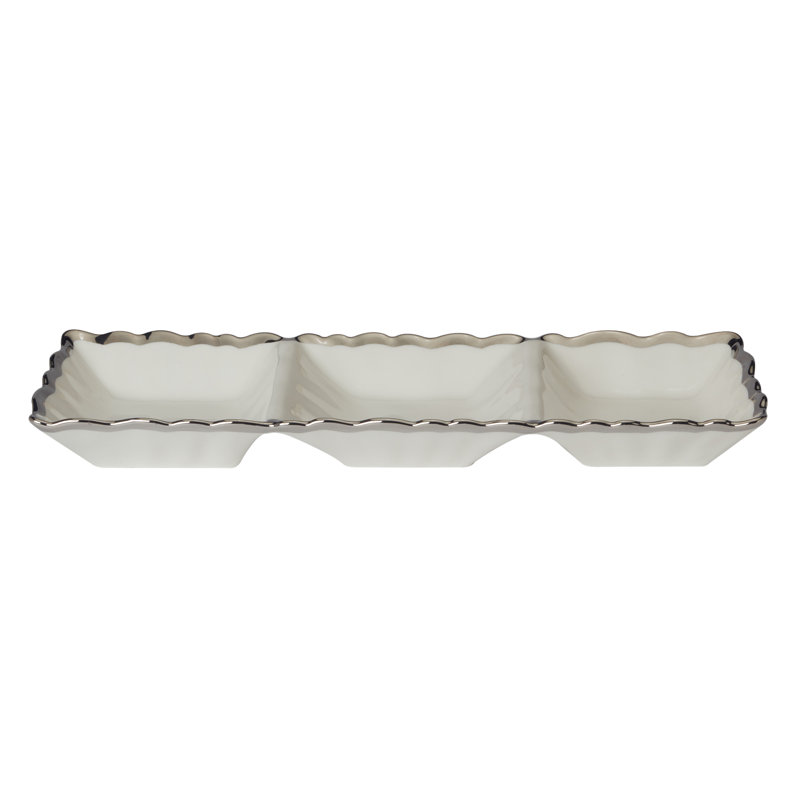 Regency Silver 3 Section Tray 15in 5.5in