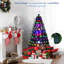 Lighted Artificial Fir Christmas Tree-876917882