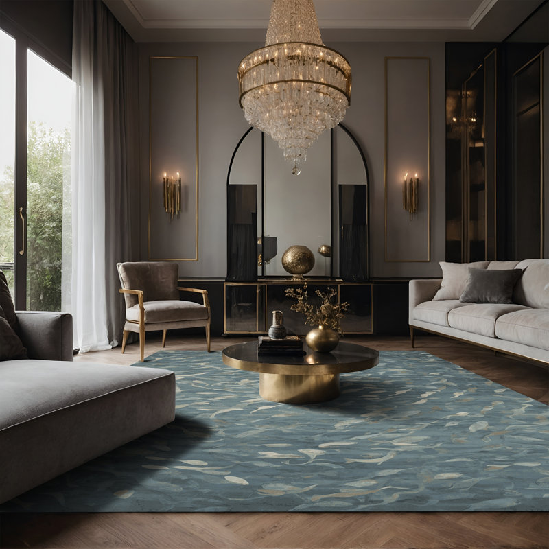 Tapis gris soyeux et moelleux, Tapis de couloir 2 pi x 4 pi