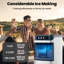 TASTELIFE 38 Lb. Machine à glaçons portable à croquer, à faible bruit et autonettoyante