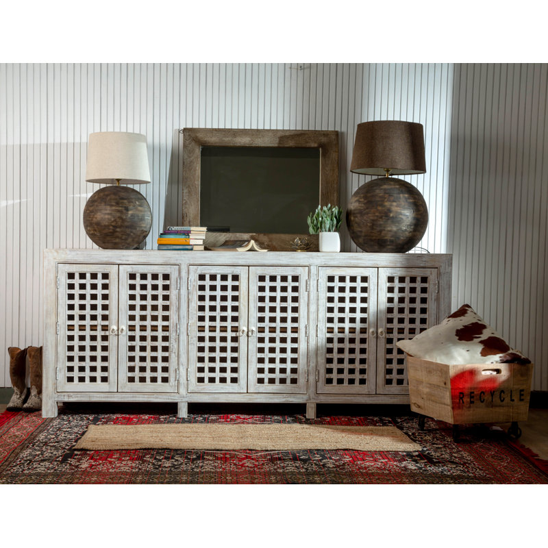Tamiar 87'' Solid Wood Sideboard