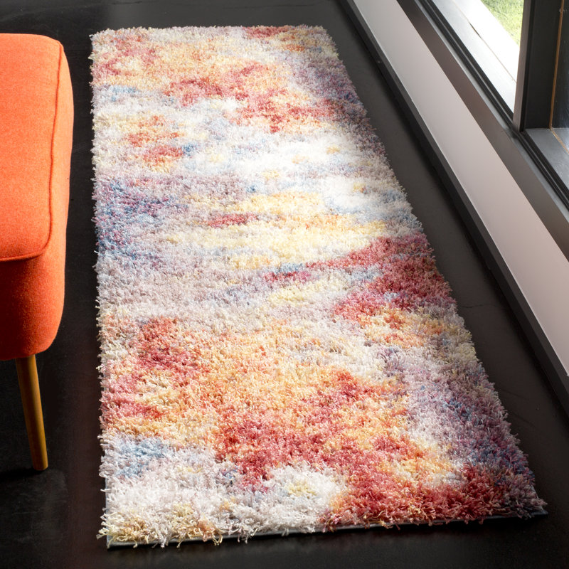 Delma Performance Abstract Rug, Runner 2'3" x 8'