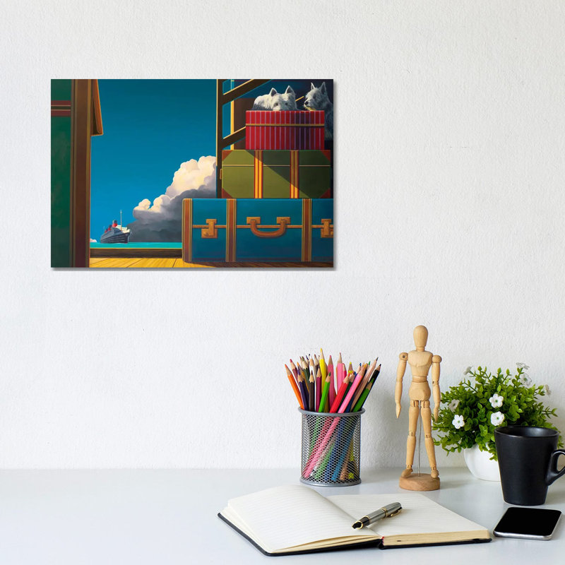 Stowaways by Ross Jones - Wrapped Canvas Print, 20.32 cm H x 30.48 cm W