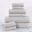Soho Spa Highly Absorbent Cotton 8 Piece Assorted Size Checkered Border Towel Collection-1744982519-1821013410