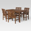 Ensemble de salle à manger rectangulaire pour 4 personnes 60 po Alfonsi-1885047588