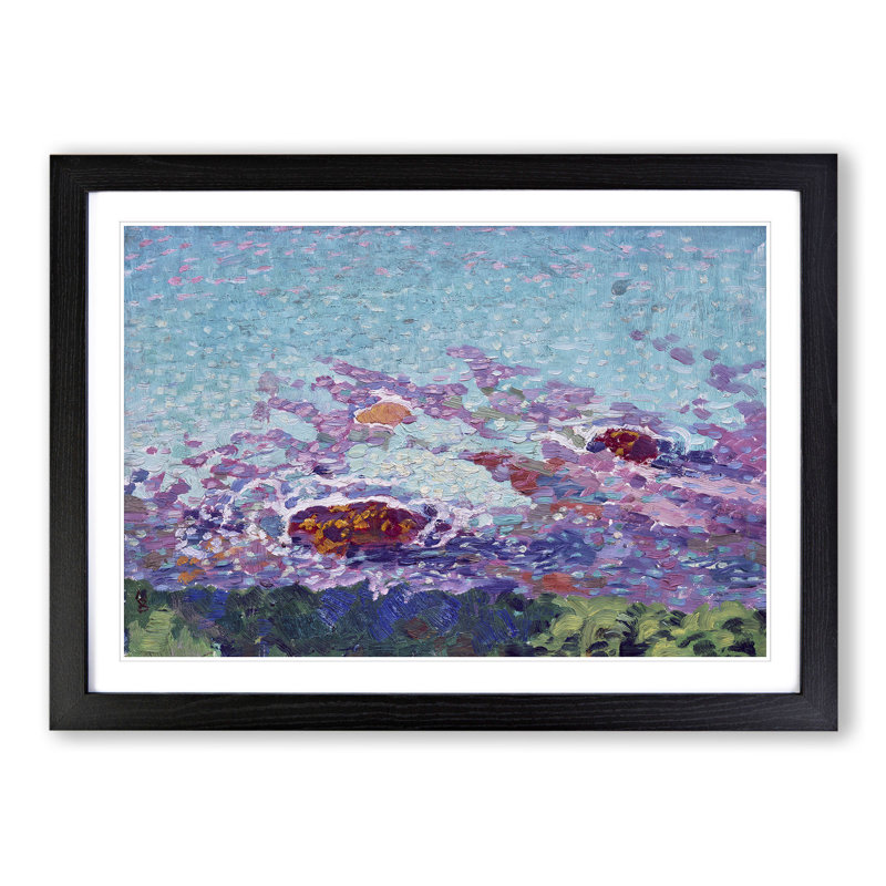 Ocean Coast by Maurice Denis - Framed Print, Black Framed, 27cm H x 36cm W x 2cm D