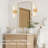 Opal Glass Double Tube Bathroom Vanity Light Fixture Set Of 2 Gold-114216401