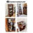 Freestanding Folding Ladder Storage Shelf