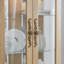 Armoire vitrée éclairée vitrine de rangement vitrine à jouets en bois pour la cuisine du salon