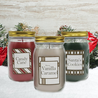 Holiday Sweets Scented Wax Candles Collection