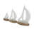 Phil 3-Piece Wood Sailboat Sculpture Set-2000595136