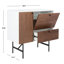 Commode 1 tiroir l 35,4 po Marabel