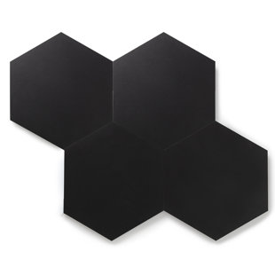 Mosaicore Noir Hexagon 10.375'' x 0.25'' x 8.2mm Luxury Vinyl Tile