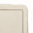 London Place Rectangular End Table - Creamy Pearl