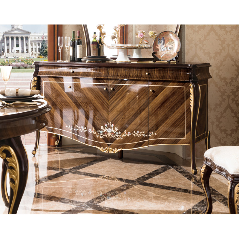 Athena 70.87'' W Solid Wood Sideboard