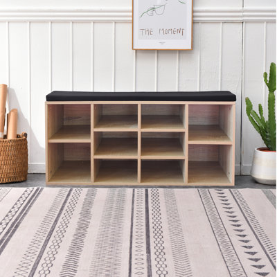 Kimber Upholstered Bench with Shoe Storage