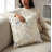 Ashen Luxury Metallic Cowhide Chevron Pillow – Natural Ivory & Silver Splatter-635352576-642766372
