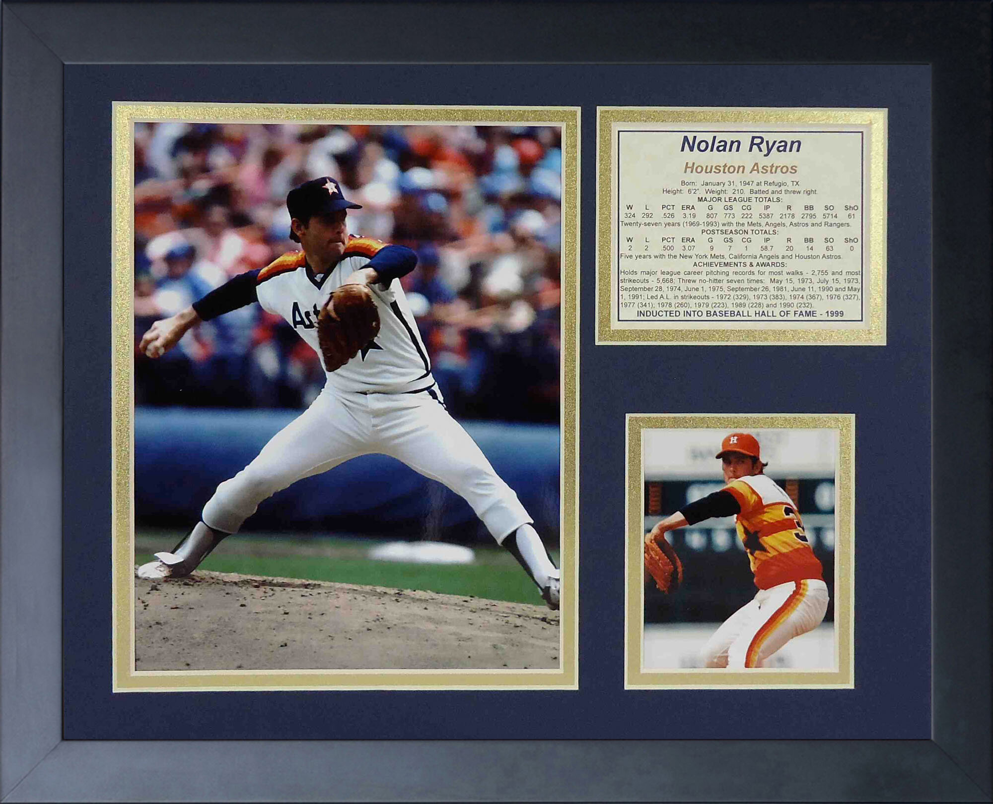 Nolan Ryan Houston Astros Memorabilia, Nolan Ryan Collectibles, Astros  Verified Signed Nolan Ryan Photos