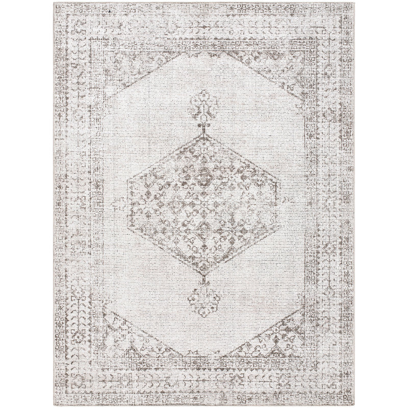Theia Vintage Look Machine Woven Tan,Brown,Cream Area Rug, Rectangle 200 x 275cm