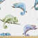 Chazlynn Jungle Fauna Vivid with Colorful Reptile Animal on Branches Multi-Purpose Fabric