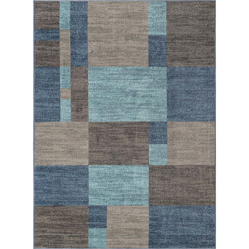 Hareld Geometric Indoor Rug, Rectangle 9' x 12'