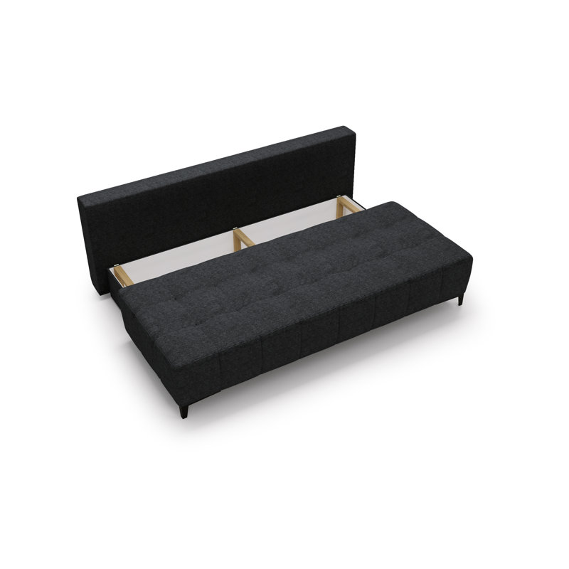 Tarell 2 Seater Sofa Bed, Black