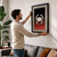Crab Geometric - Framed Print-489745409-489745434