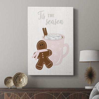 Gingerbread Hot Cocoa II - Cavas enveloppés dans une galerie