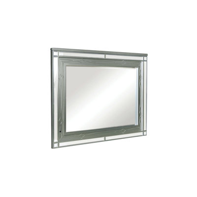 Miroir transitionnel l 49,4 po, argent