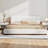 Boucle Upholstered Bed With Solidwood Frame & Support Slats-269173936-300088831