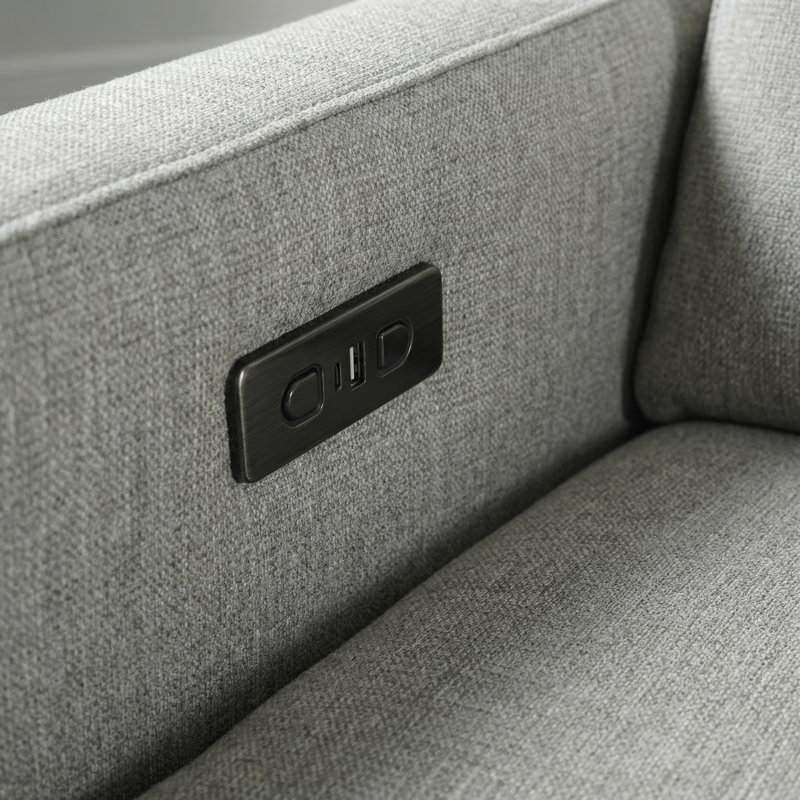 Canapé inclinable Yelton avec repose-pieds électrique