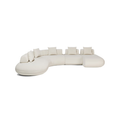 Dannita Modular Sofa 04 In Vainilla Bouclet