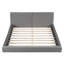 Grand lit plateforme tapissier en velours-831902510