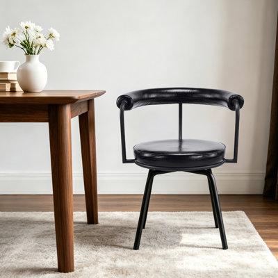 Chaise pivotante rembourrée en polyuréthane Abisan Bauhaus