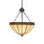 Luminaire suspendu bol 1 lumière Gothic